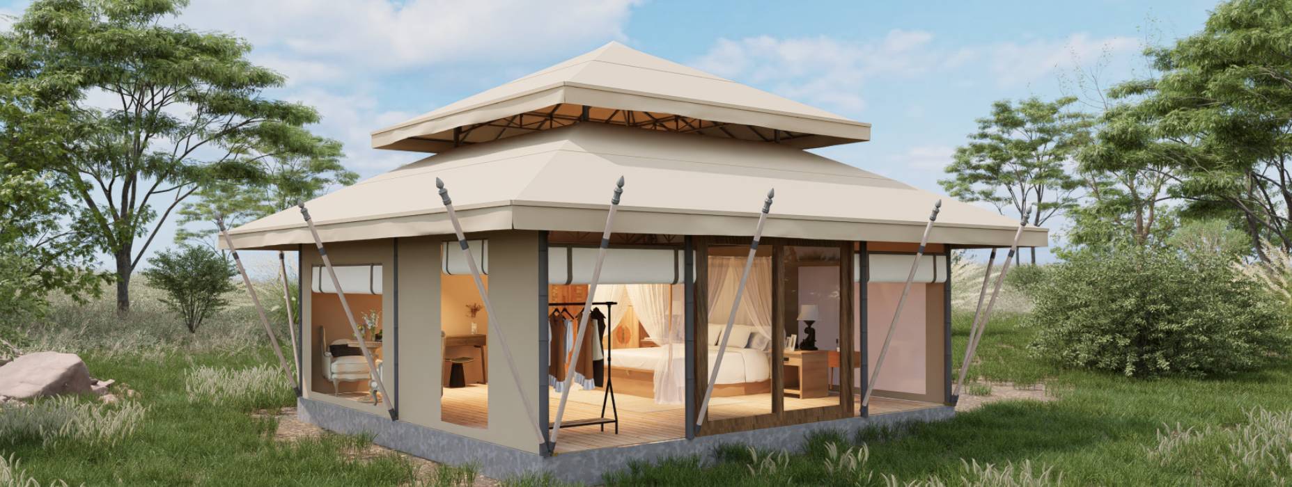 兴宾区户外野奢帐篷